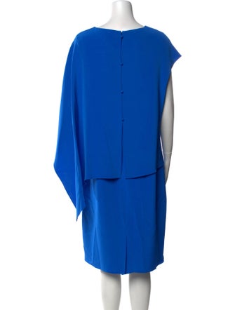 Teri Jon by Rickie Freeman Silk Midi Length Dress