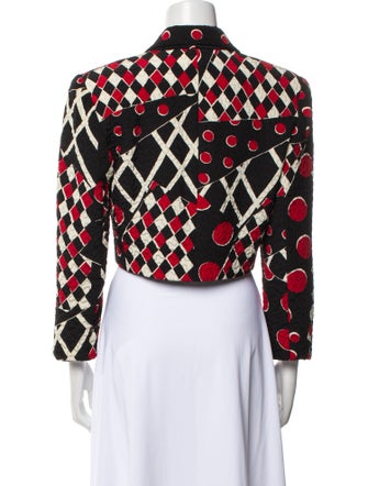 Teri Jon by Rickie Freeman Silk Printed Blazer