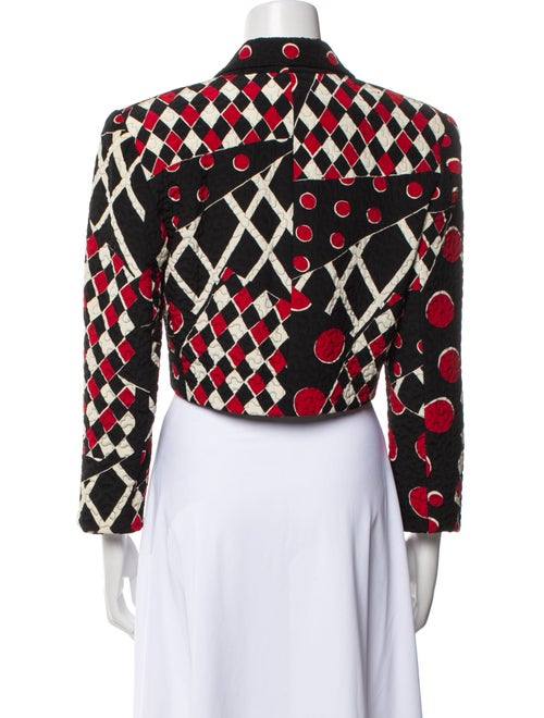 Teri Jon by Rickie Freeman Silk Printed Blazer