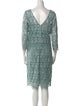 Teri Jon by Rickie Freeman Lace Pattern Knee-Length Dress