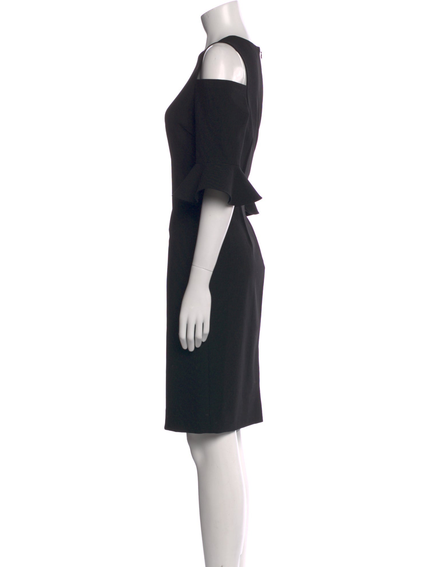 Teri Jon by Rickie Freeman Crew Neck Knee-Length Dress