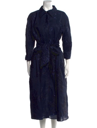 Teri Jon by Rickie Freeman Printed Long Dress