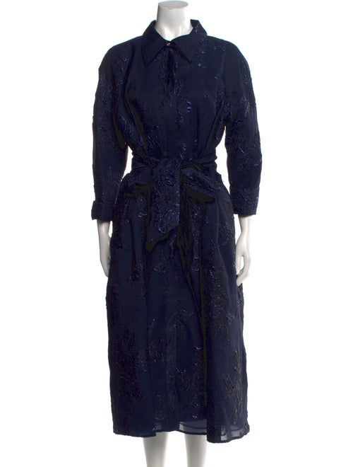 Teri Jon by Rickie Freeman Printed Long Dress