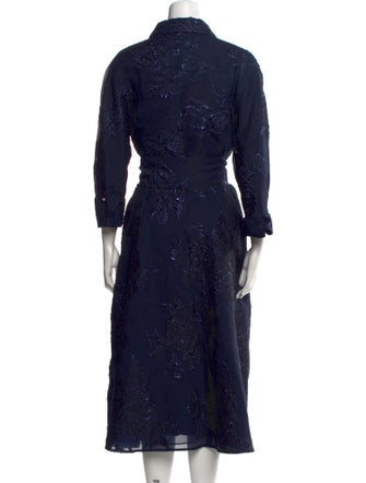 Teri Jon by Rickie Freeman Printed Long Dress