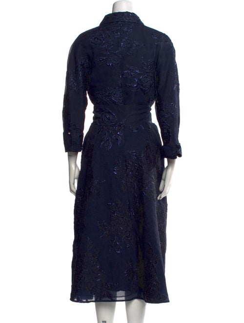 Teri Jon by Rickie Freeman Printed Long Dress