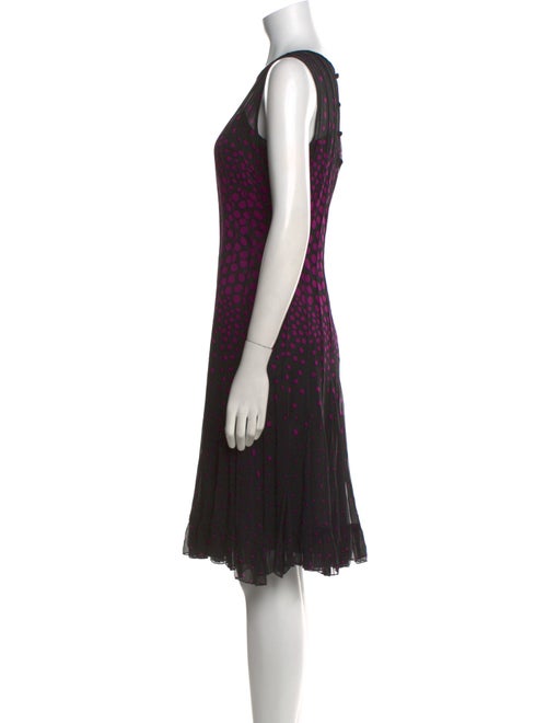 Teri Jon by Rickie Freeman Printed Midi Length Dress