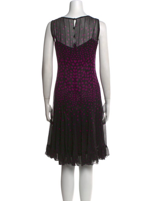 Teri Jon by Rickie Freeman Printed Midi Length Dress