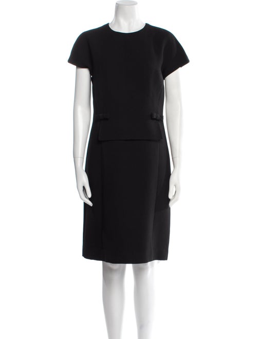 Teri Jon by Rickie Freeman Crew Neck Knee-Length Dress