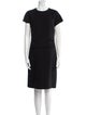 Teri Jon by Rickie Freeman Crew Neck Knee-Length Dress