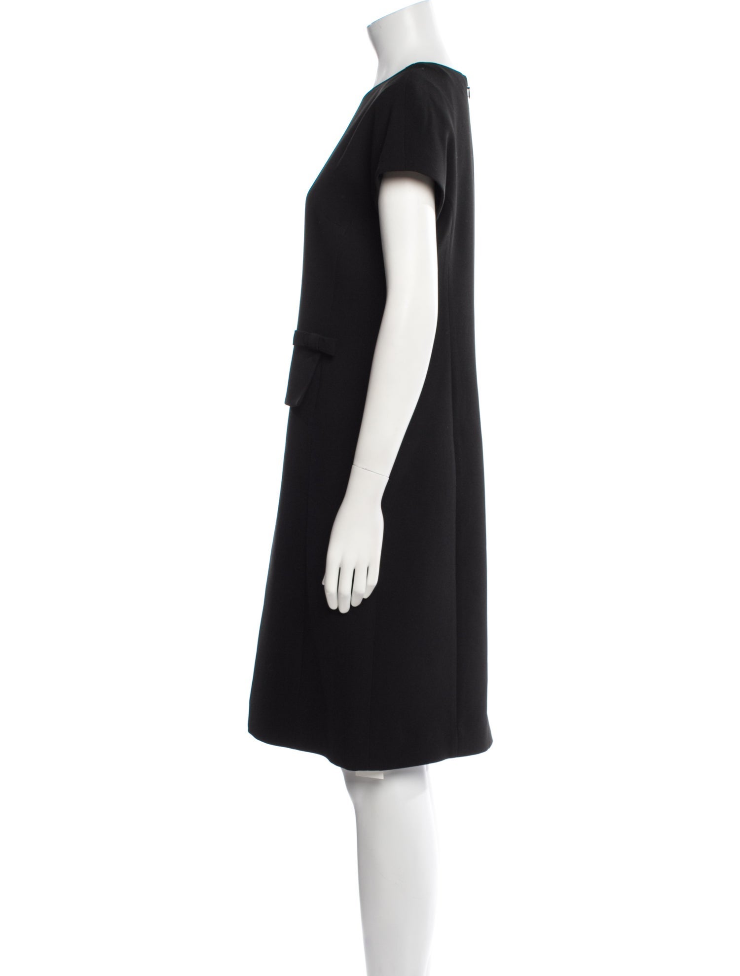Teri Jon by Rickie Freeman Crew Neck Knee-Length Dress