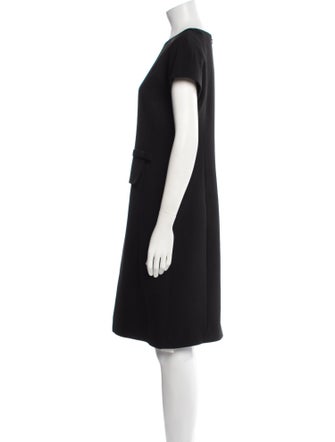 Teri Jon by Rickie Freeman Crew Neck Knee-Length Dress