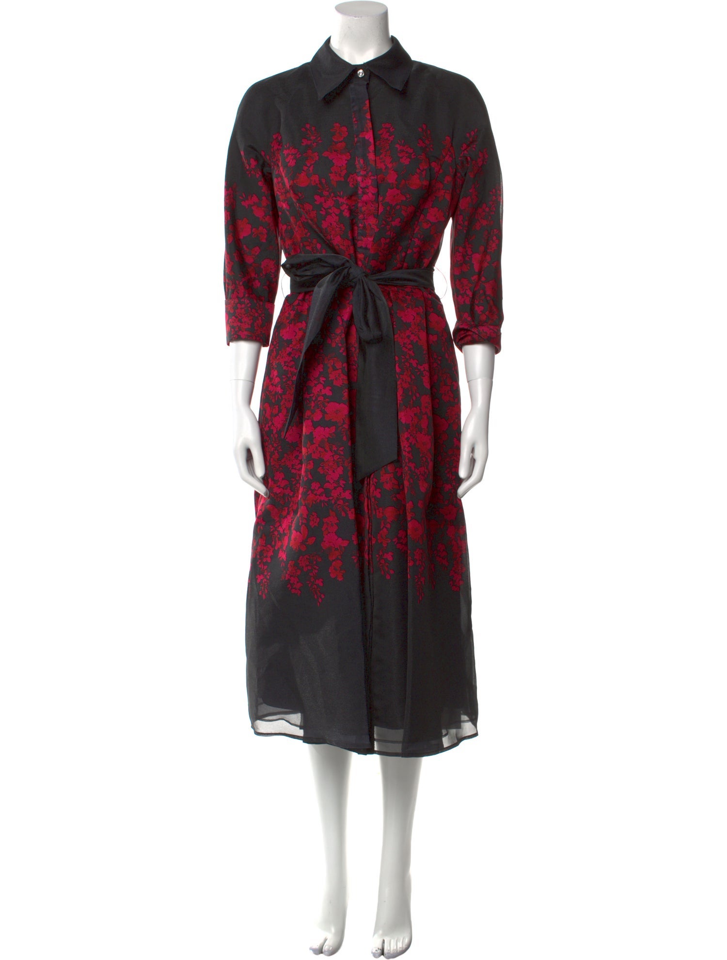 Teri Jon by Rickie Freeman Printed Long Dress