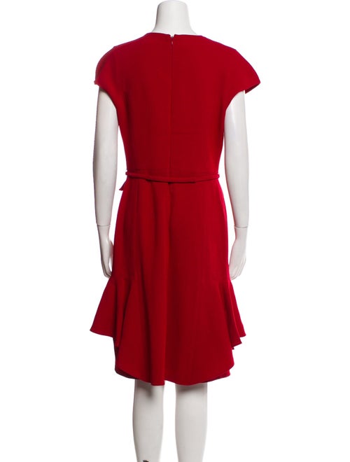 Teri Jon by Rickie Freeman Crew Neck Knee-Length Dress