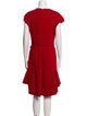 Teri Jon by Rickie Freeman Crew Neck Knee-Length Dress