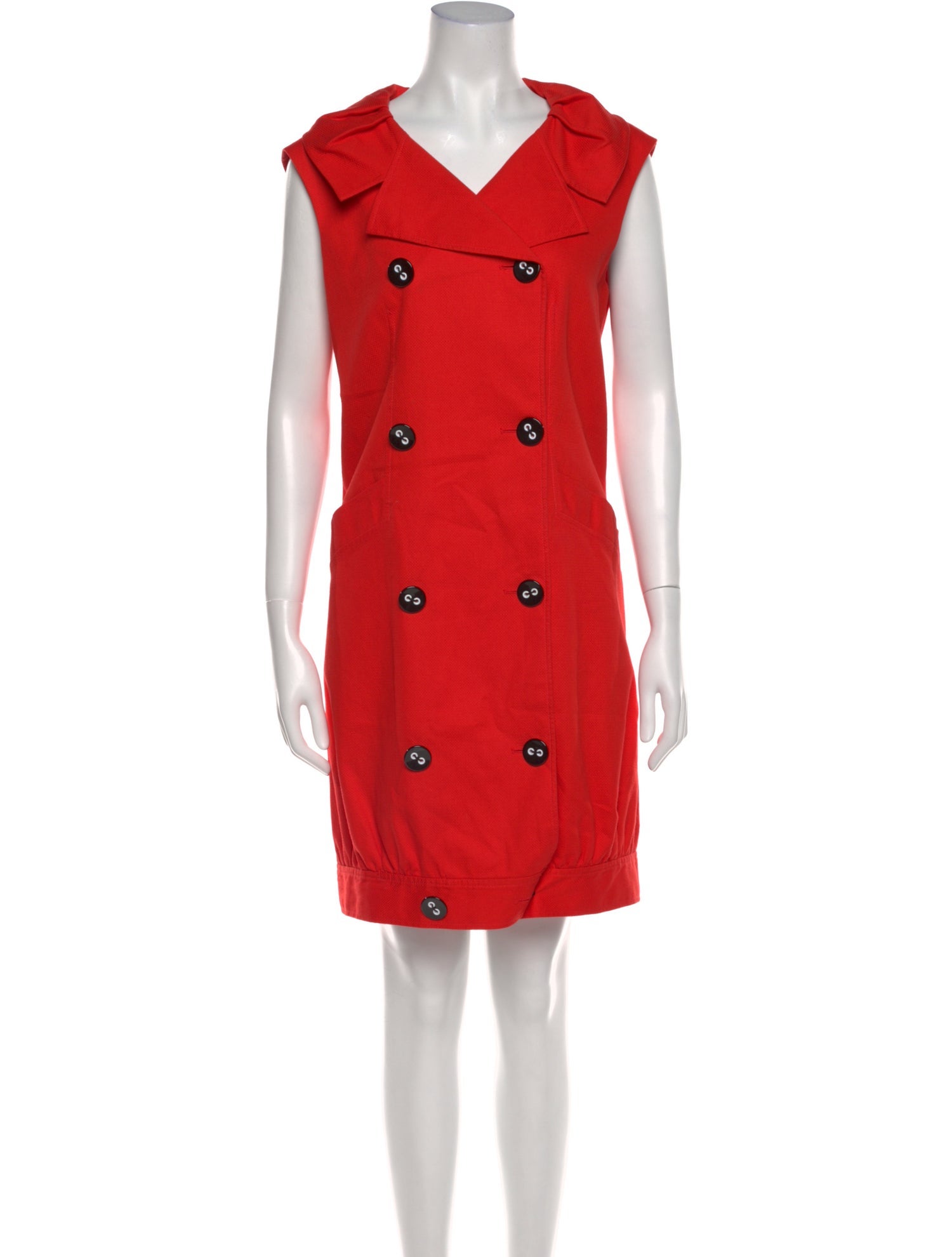 Teri Jon by Rickie Freeman V-Neck Mini Dress