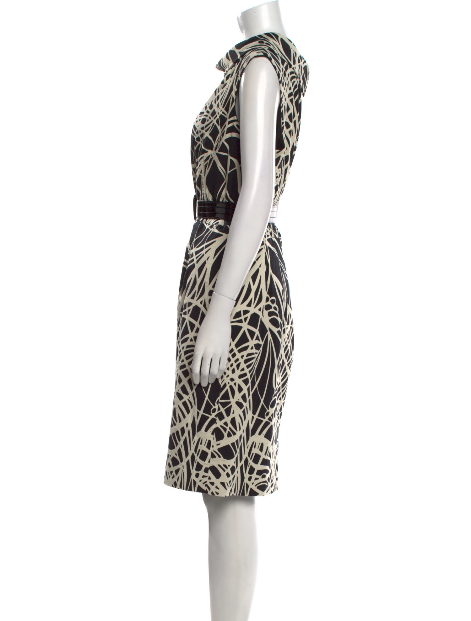 Teri Jon by Rickie Freeman Printed Knee-Length Dress