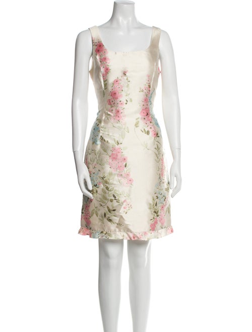 Teri Jon by Rickie Freeman Silk Printed Dress Set