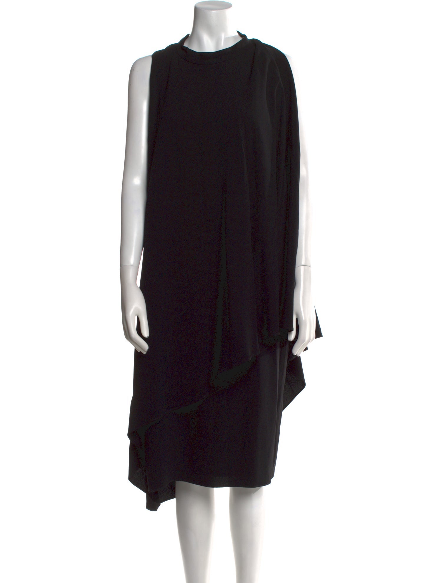 Teri Jon by Rickie Freeman Bateau Neckline Knee-Length Dress