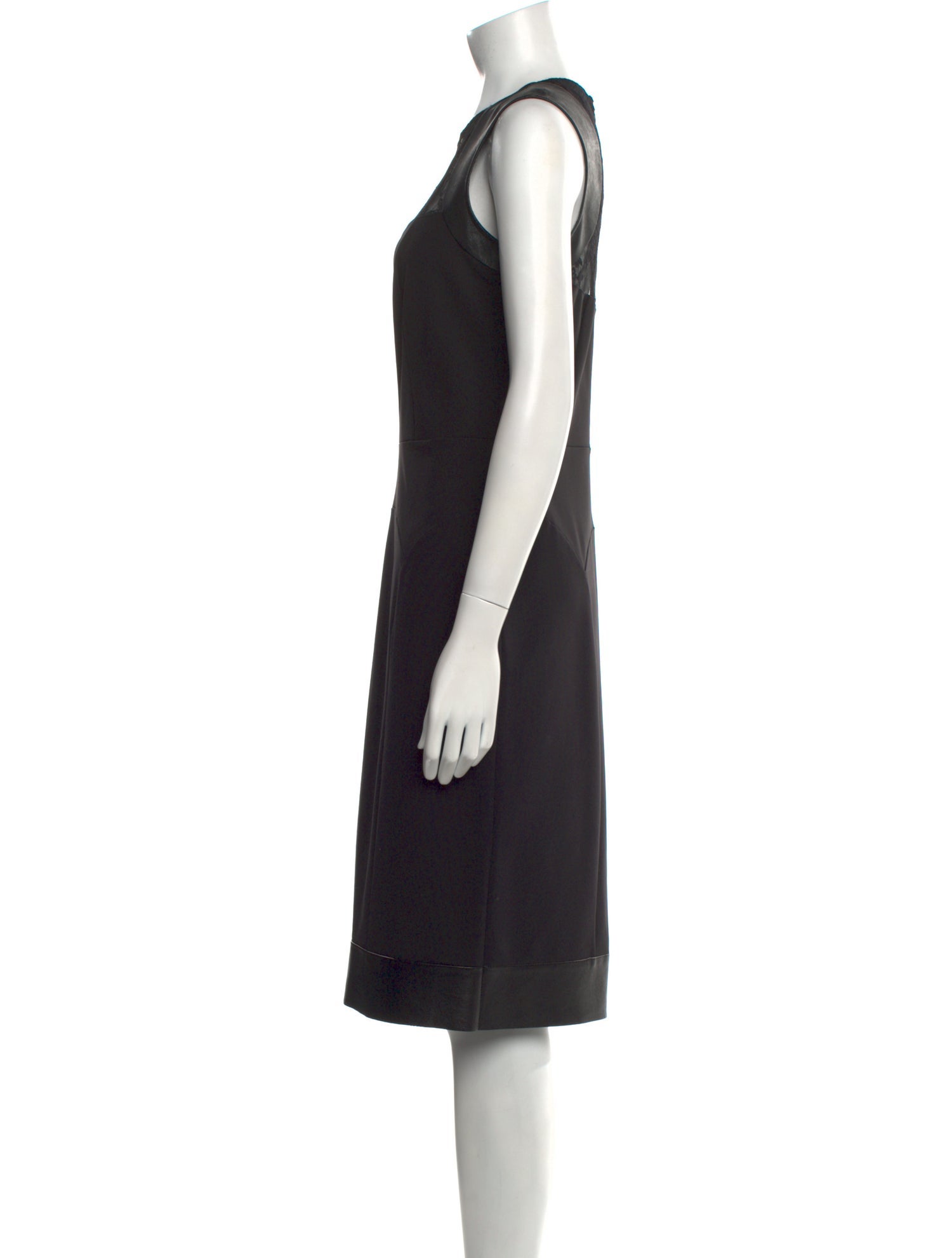 Teri Jon by Rickie Freeman Crew Neck Knee-Length Dress