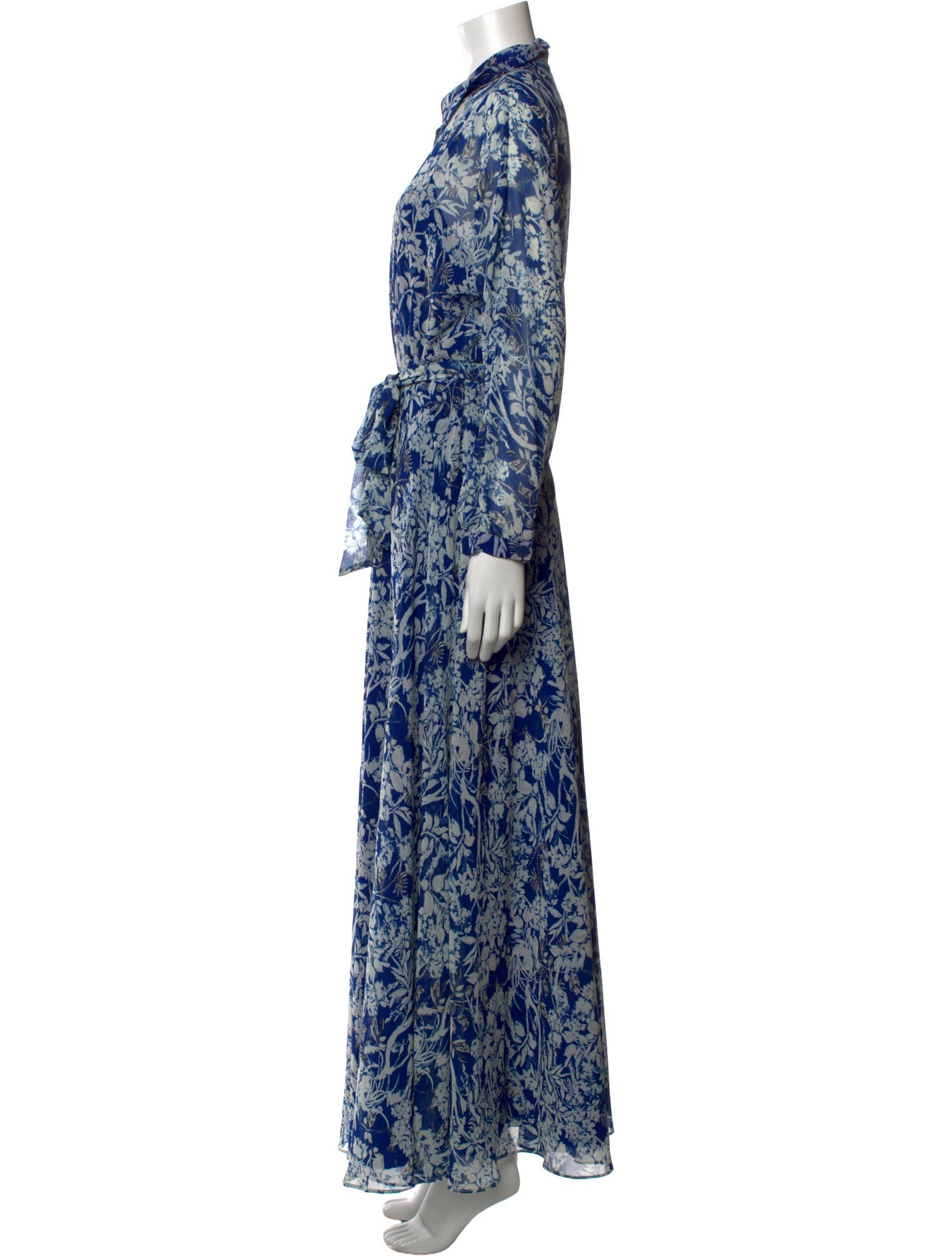 Teri Jon by Rickie Freeman Printed Long Dress