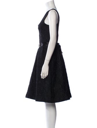 Teri Jon by Rickie Freeman Printed Knee-Length Dress