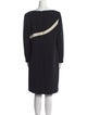 Teri Jon by Rickie Freeman Bateau Neckline Knee-Length Dress