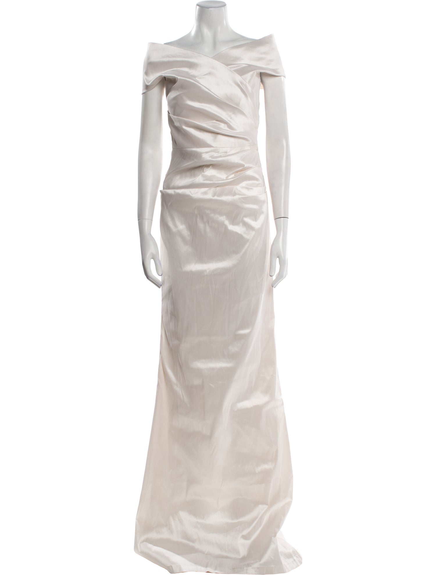 Teri Jon by Rickie Freeman One-Shoulder Long Dress