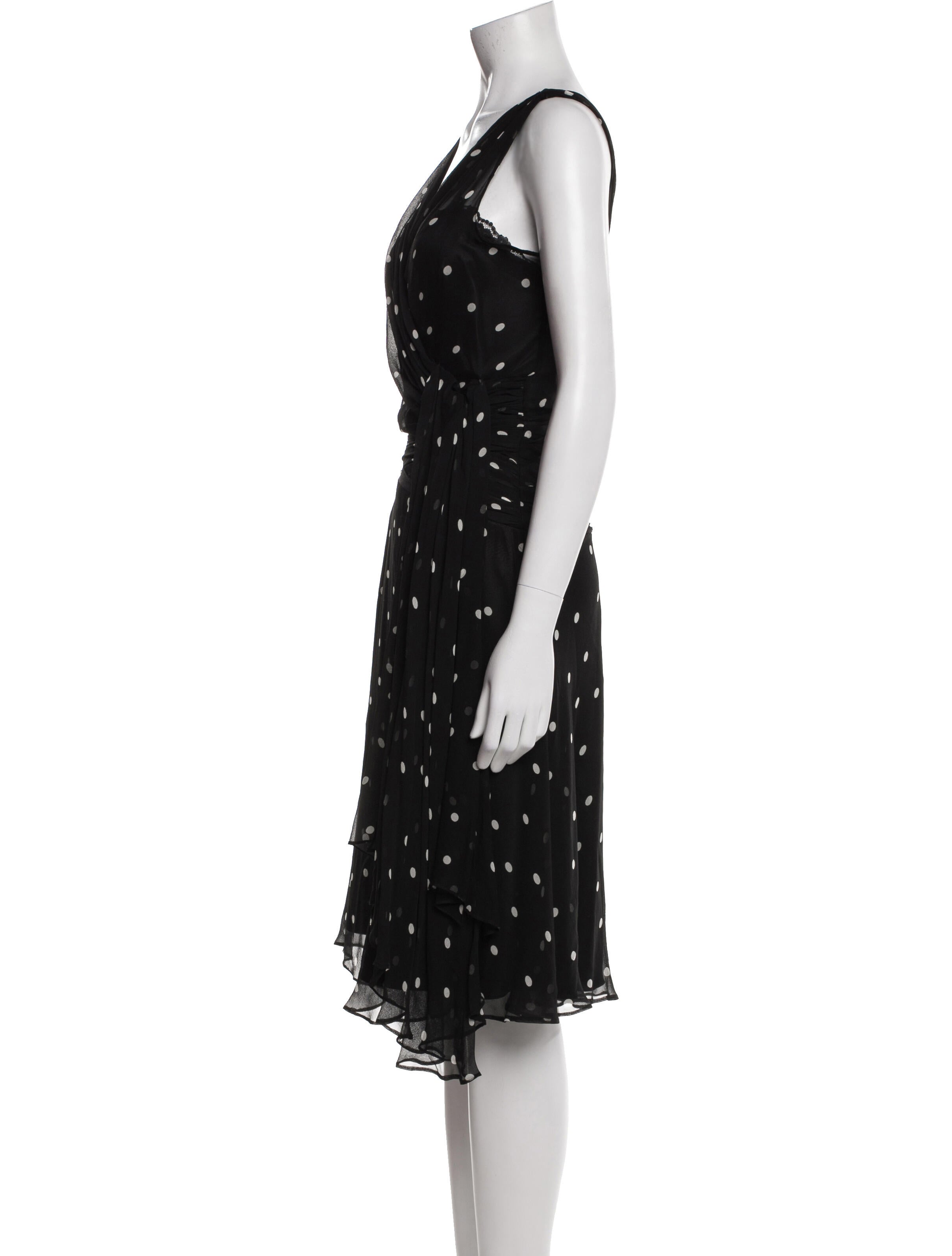 Teri Jon by Rickie Freeman Silk Knee-Length Dress