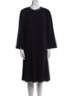 Teri Jon by Rickie Freeman Wool Midi Length Dress