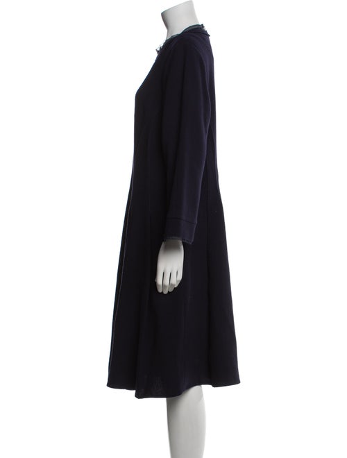 Teri Jon by Rickie Freeman Wool Midi Length Dress