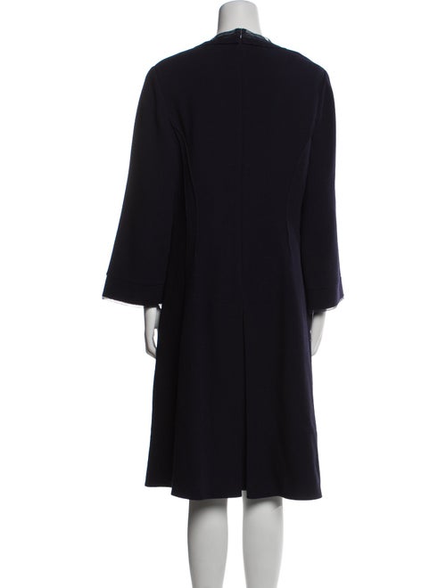 Teri Jon by Rickie Freeman Wool Midi Length Dress