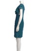 Teri Jon by Rickie Freeman Silk Knee-Length Dress