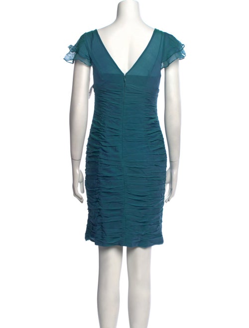 Teri Jon by Rickie Freeman Silk Knee-Length Dress