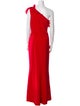Teri Jon by Rickie Freeman One-Shoulder Long Dress