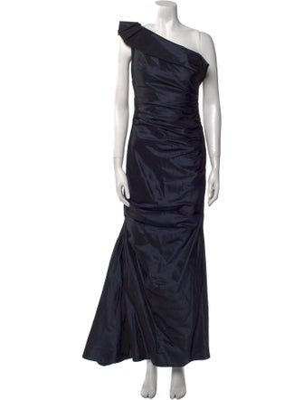 Teri Jon by Rickie Freeman Silk Long Dress