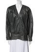 Teri Jon by Rickie Freeman Leather Evening Jacket