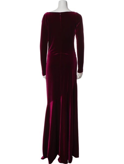 Teri Jon by Rickie Freeman Bateau Neckline Long Dress