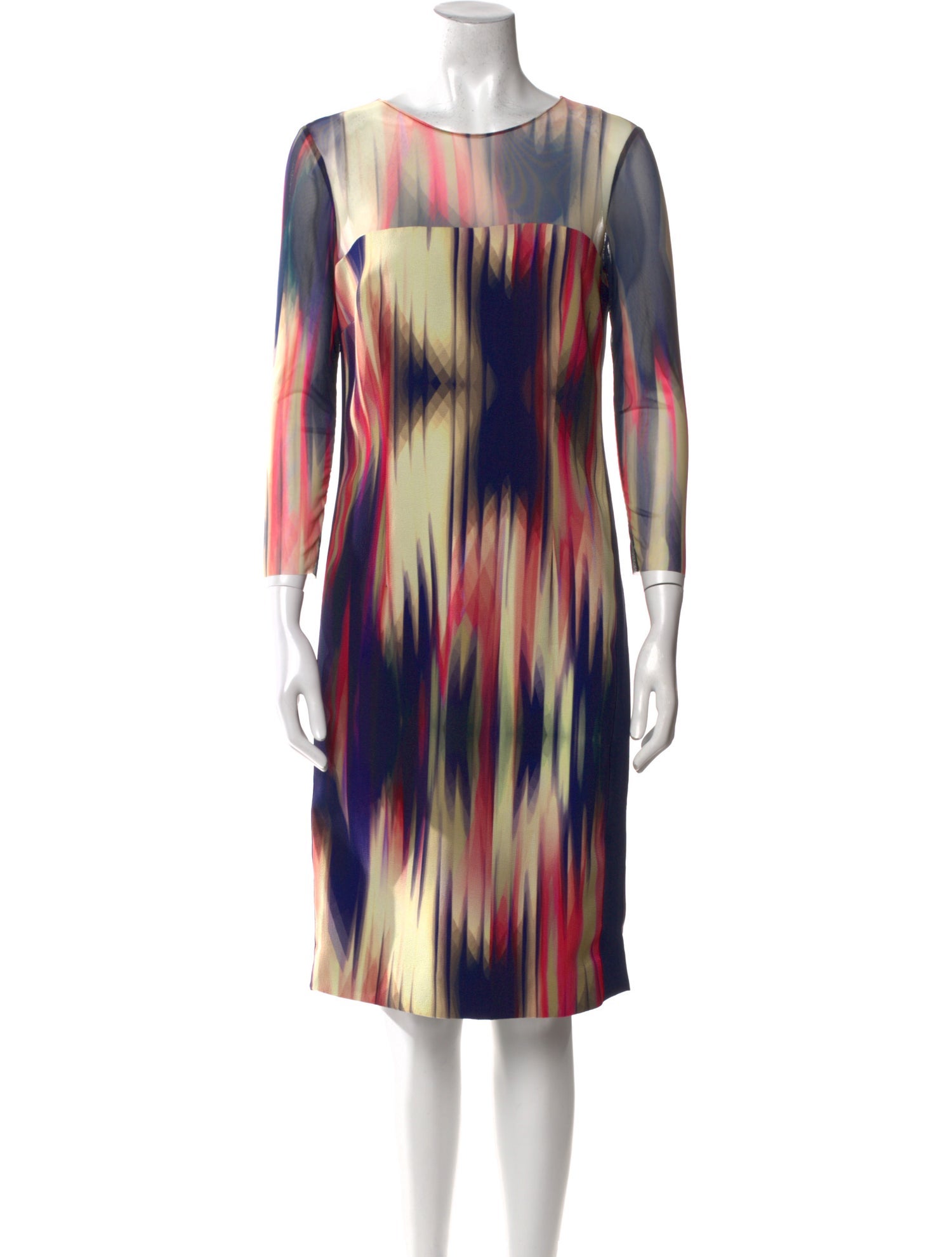 Teri Jon by Rickie Freeman Printed Knee-Length Dress