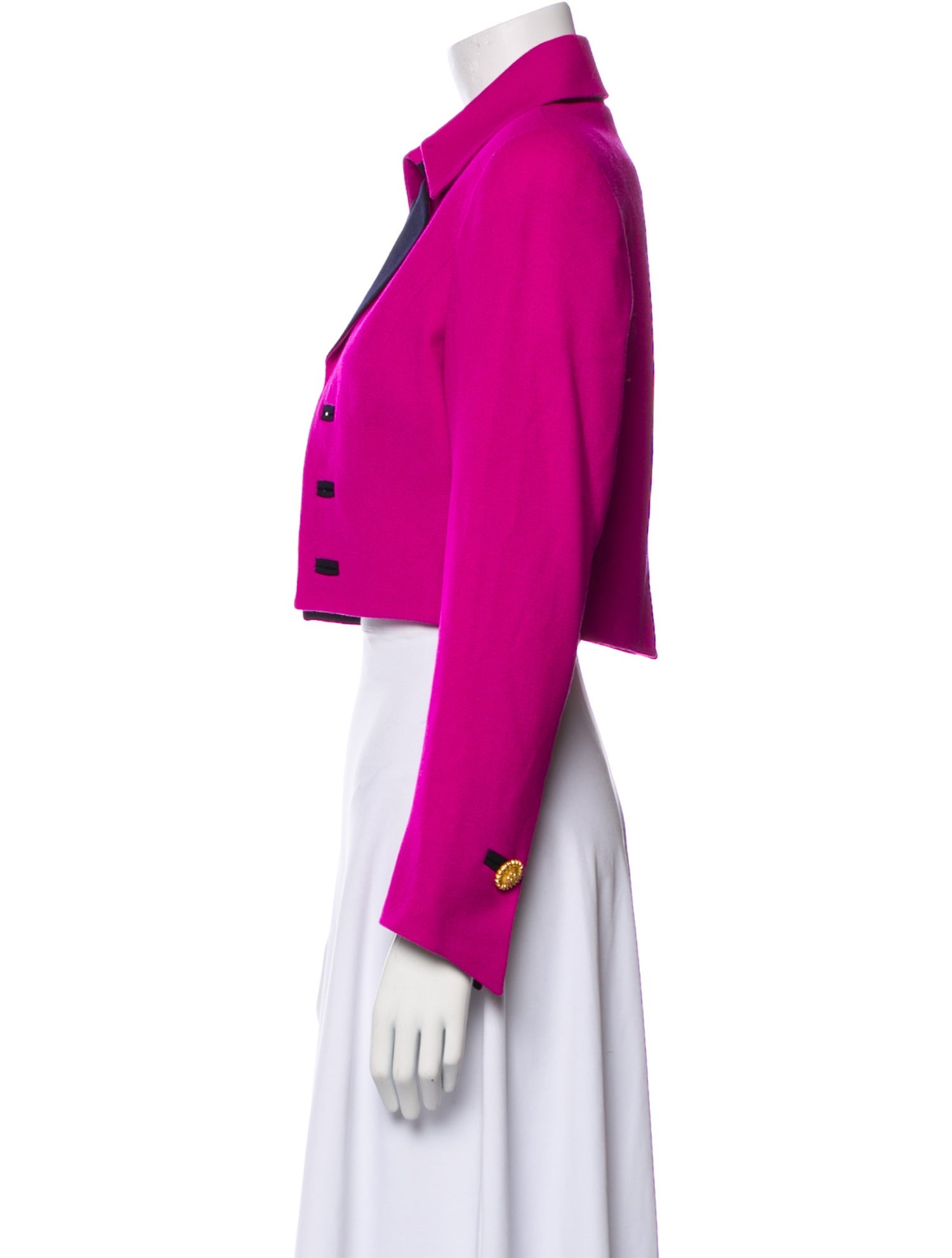 Teri Jon by Rickie Freeman Wool Colorblock Pattern Evening Jacket