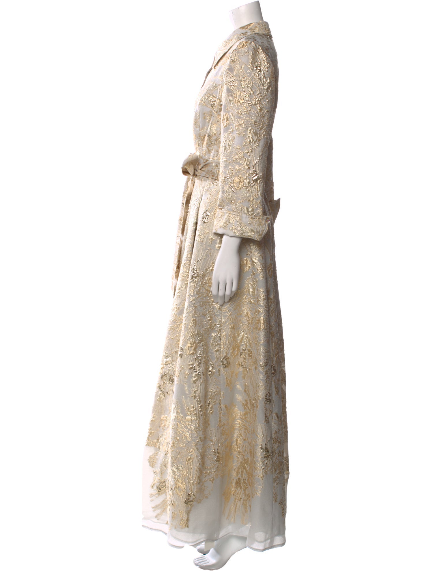 Teri Jon by Rickie Freeman Patterned Long Dress