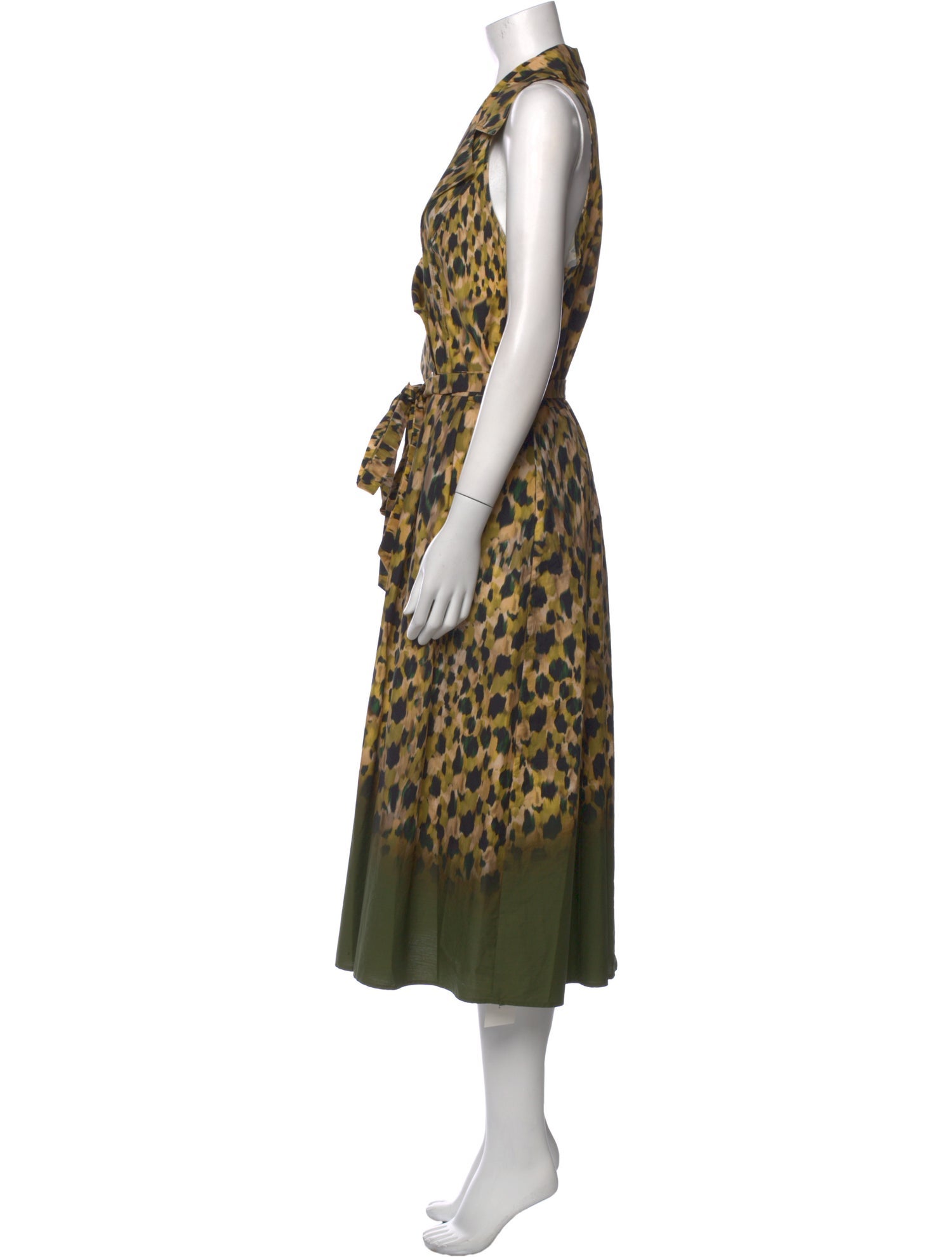 Teri Jon by Rickie Freeman Animal Print Long Dress
