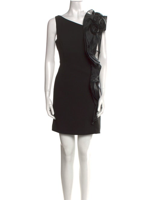 Teri Jon by Rickie Freeman One-Shoulder Mini Dress