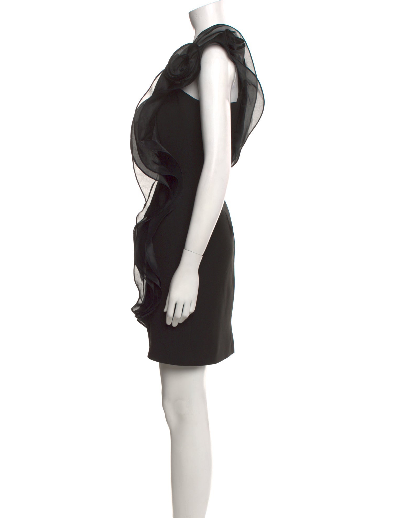 Teri Jon by Rickie Freeman One-Shoulder Mini Dress