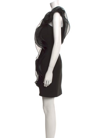 Teri Jon by Rickie Freeman One-Shoulder Mini Dress