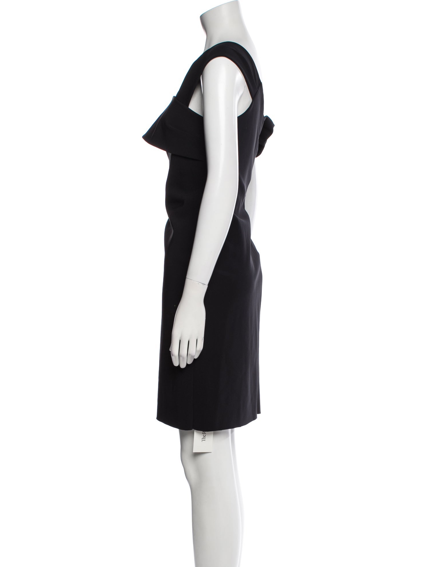 Teri Jon by Rickie Freeman One-Shoulder Knee-Length Dress