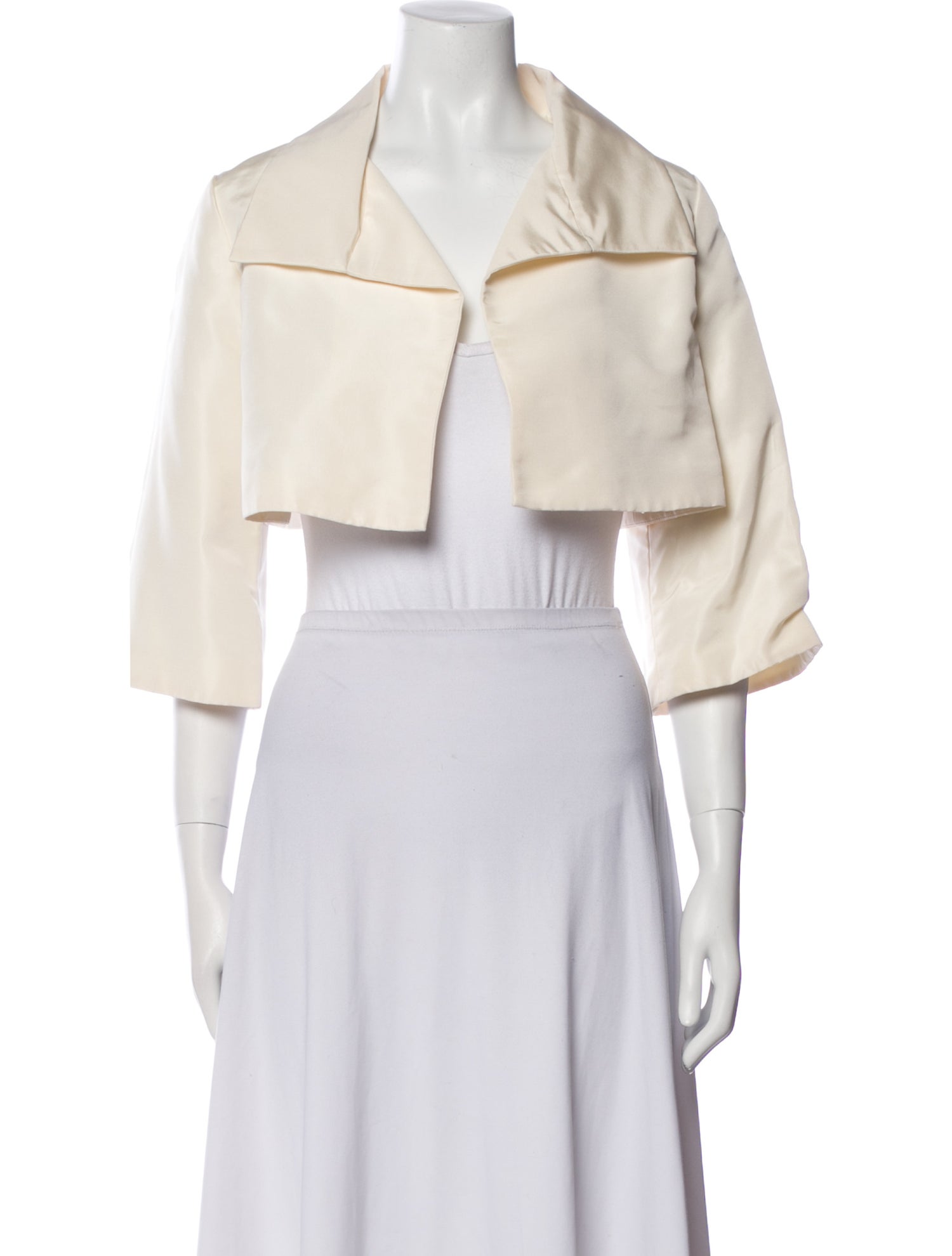 Teri Jon by Rickie Freeman Silk Bolero
