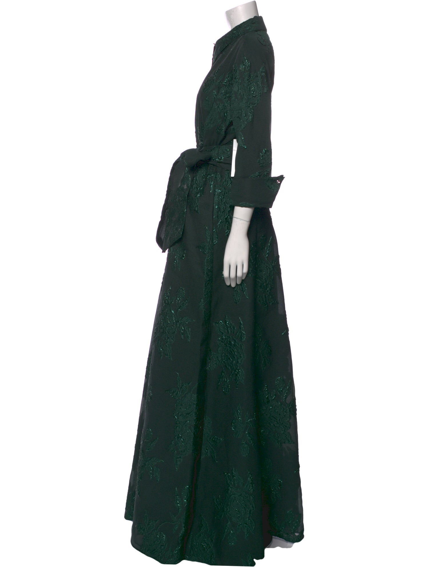 Teri Jon by Rickie Freeman Printed Long Dress w/ Tags