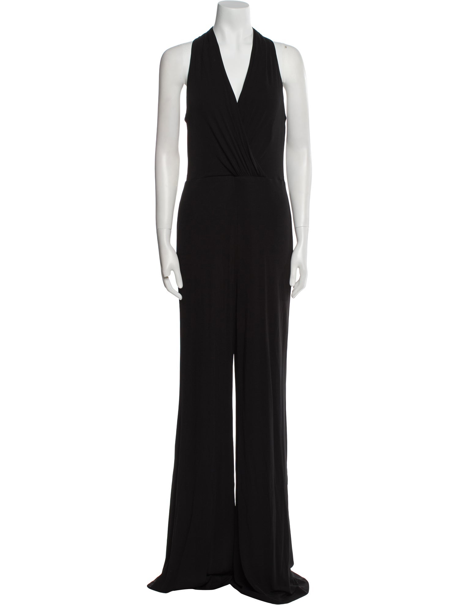 Teri Jon by Rickie Freeman V-Neck Jumpsuit