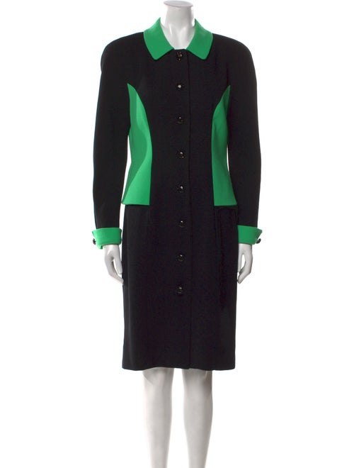 Teri Jon by Rickie Freeman Wool Midi Length Dress