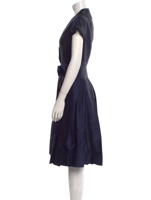 Teri Jon by Rickie Freeman Silk Knee-Length Dress